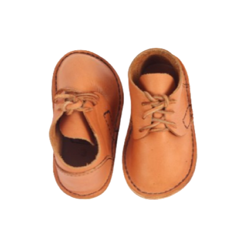 Baby shoes brown